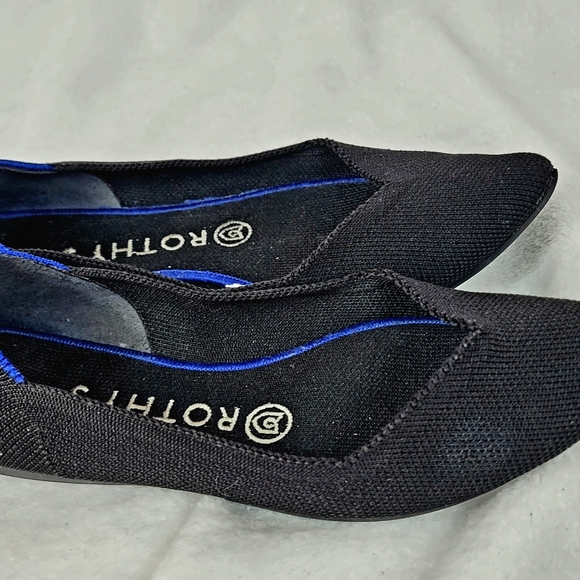 Rothy's Black and Blue Flats - Picture 3 of 15